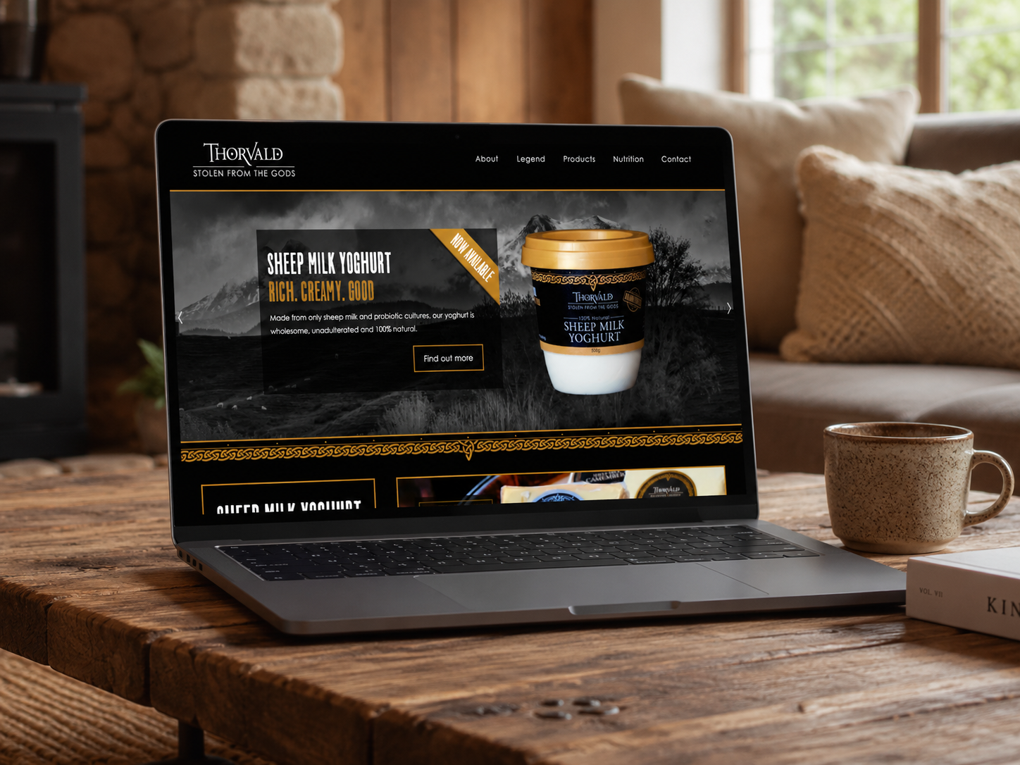 Thorvald sheep-milk dairy website